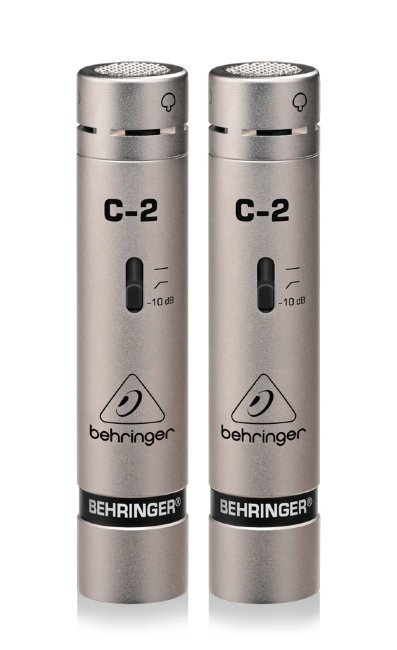 Behringer C-2 -микрофоны (пара),20 Hz - 20 kHz,конденсатор,для студийной или концертной работы