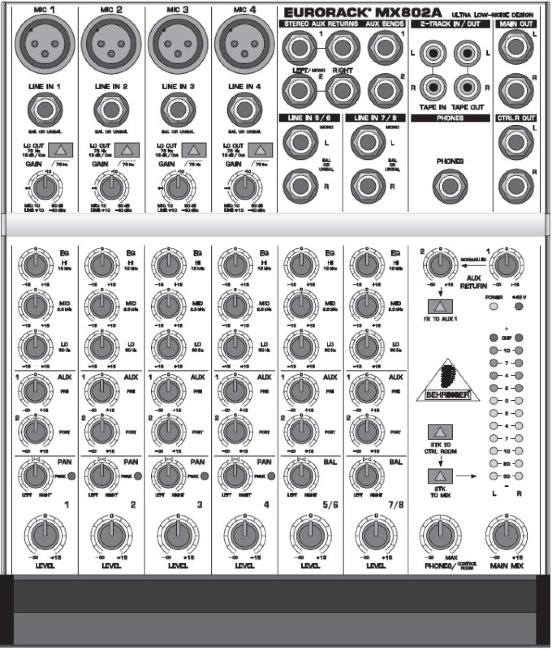 Behringer Eurorack MX802A