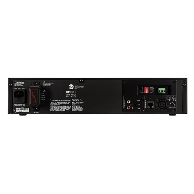 RCF UP 2321 (12135061)  Усилитель 320Вт/100В, 1 вх