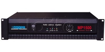 DSPPA MP-1500 Усилитель мощности  350Вт\100В выход или 4-16 Ом, вх./вых. разъемы Jack-XLR,  многосту