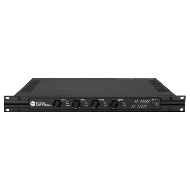 RCF UP 8504 (12135079) Усилитель мощности 4х1+1 вх, 4х125 Вт/100 В