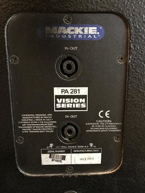 RCF VISION PA 281