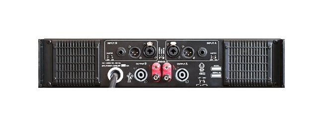 REC CS 1500 Усилитель мощности 2х750/4Ом, 2х450/8Ом, 1500/8Ом мост, 99 дБ, габариты 482х500х88 мм, в