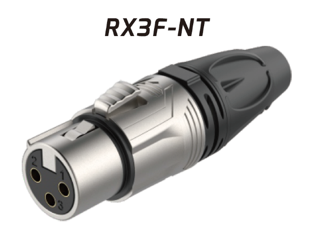 ROXTONE RX3F-NT Разъем cannon кабельный 1шт., мама 3-х контактный, цвет: серебро, каждый разьем в блистере,