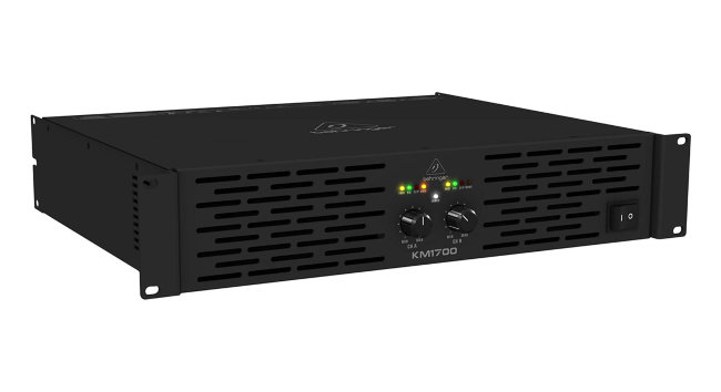 Behringer KM1700 - усилитель мощности, 2х500 Вт/8 Ом, 2х800 Вт/4 Ом, 1700 Вт/8 Ом (мост)