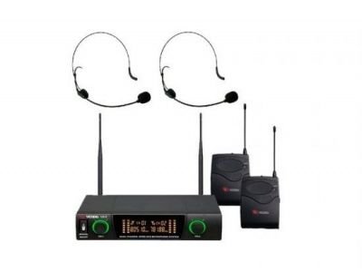 VOLTA US-2H (725.80/505.75) (discontinued) Микрофонная радиосистема с двумя головными микрофонами UH