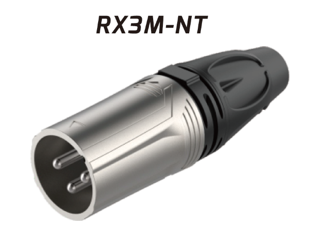 ROXTONE RX3M-NT Разъем cannon кабельный 1шт., папа 3-х контактный, цвет: серебро, каждый разьем в блистере, 1шт/PE bag,