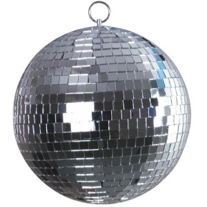 EUROLITE Mirror Ball 20 cm  SET with LED Spot   зеркальный шар, диам. 200мм.,  с приводом MD 1015 и