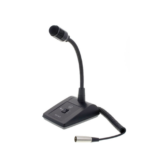 AKG DST99S микрофон динамический, Gooseneck на подставке с выключателем, витой кабель 1м с XLR разъёмом
