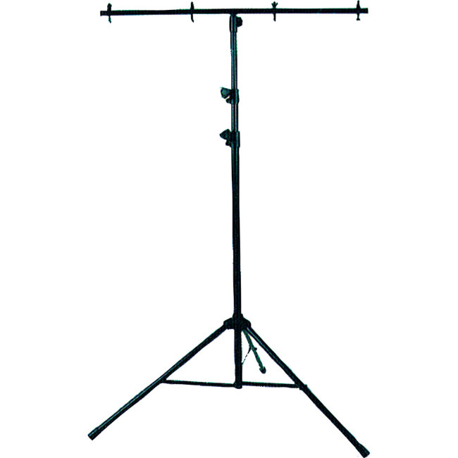 American Dj LTS-6 lighting stand металлический штатив для светового оборудования, макс. высота: 2.7 м,  T-перекладина для 8-ми приборов, цвет:черный. Макс. вертикальная нагрузка: 25кг. Вес: 5кг