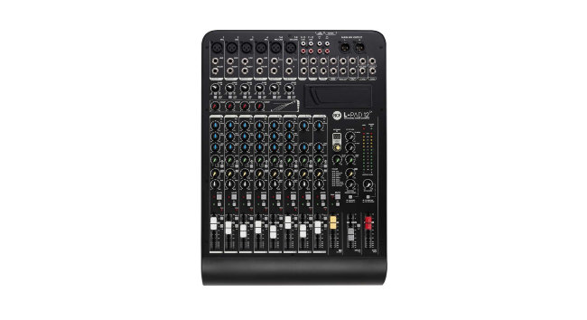 RCF L-PAD 12CX  (17140034)  Микшерный пульт, 6 микрофонных входов, 4 стерео входа, 1 AUX, 1 FX посыл