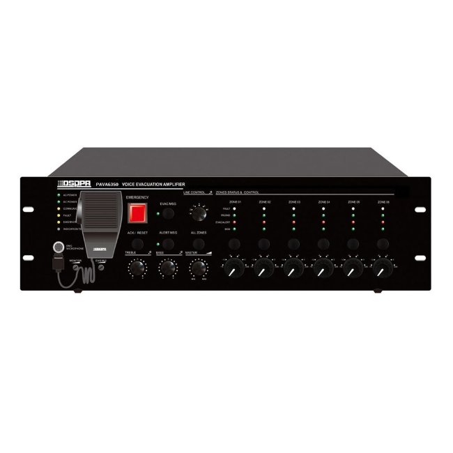 DSPPA PAVA-6350E Блок расширения 6 зон. 350Вт/100В. Питание 220В/24В. Функции:аварийного оповещения DSPPA PAVA-6350E Блок расширения 6 зон. 350Вт/100В. Питание 220В/24В. Функции:аварийного оповещения