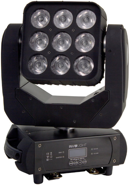 Involight PROPANEL910 - LED вращающаяся голова "Matrix"  9х10 Вт RGBW, DMX-512