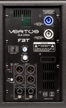 FBT Vertus CLA208SA - активный сабвуфер 2х8", 600 Вт, 125/129 дБ SPL