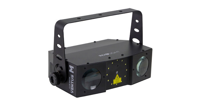 Involight Ventus M - световой эффект, 66 шт. RGBW, 12 шт. 1 Вт W, лазер 50 мВт G, 100 мВт R