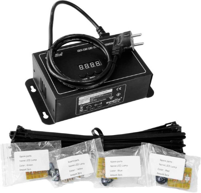 Eurolite CRT-120LEDs multicol. sound 3x2m