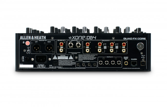 XONE:DB4 / Цифровой 4-канальный DJ микшер, Quad FX Core DSP процессор / ALLEN&HEATH