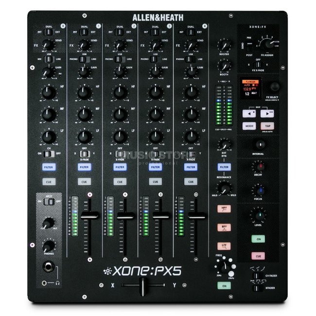 XONE:PX5 / Аналоговый 6-канальный микшер с встроенной звуковой картой / ALLEN&HEATH
