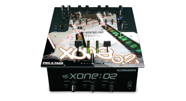 XONE2:02/DJ скрэтч-микшер, 2 микрофонных, 2 двойных стерео входа phono/ALLEN&HEATH