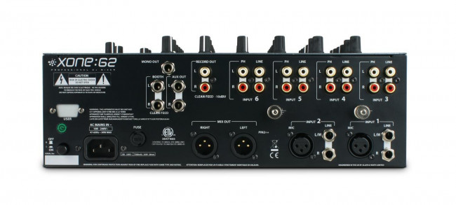 XONE2:62/DJ-микшер, 2 микрофонных, 4 двойных стерео входа phono/ALLEN&HEATH